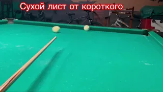 Сухой лист от короткого