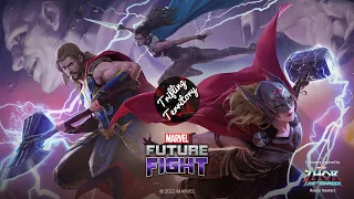 Marvel Future Fight All Costumes and Skills Inspired By Thor Love and Thunder