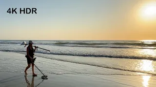 Treasure Hunting on Florida Beach | Sunrise walk | Daytona Beach