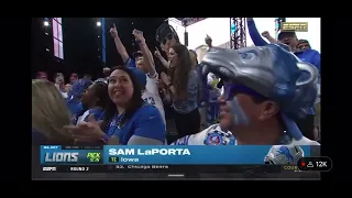 The Lions draft Sam LaPorta at #34
