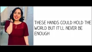 "Never Enough" - Cimorelli & James Charles (Cover - Lyrics)