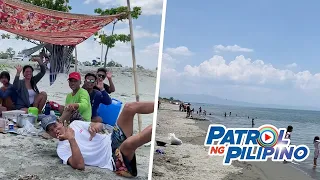 Mga taga-Dagupan nag-beach para maibsan ang matinding init | Patrol ng Pilipino