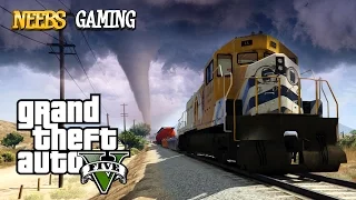 GTA V Mods Train vs Tornado