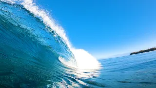 SURFING POV - INSANE BLUE GLASSINESS