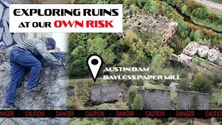 EXPLORING SKETCHY RUINS!!!! {Austin Dam and Bayless Paper Mill}