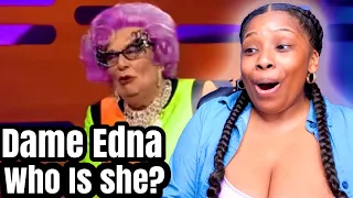 American Reacts to Dame Edna | The Graham Norton Show