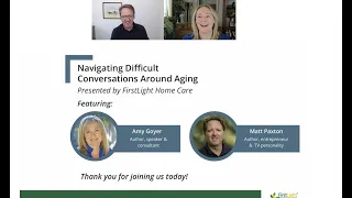 Webinar: Navigating Difficult Conversations Around Aging