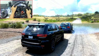 Offroad Convoy Madness! Jeep Grand Cherokee SRT & BMW X5 M | Forza Horizon 5 | Logitech g29 gameplay
