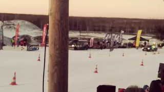 Audi RS4 vs Audi a8 uphill winter
