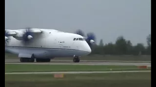 Antonov An-70 - new Ukrainian transport aircraft at AVIASVIT 2008 airshow