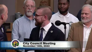 November 14th, 2022 City Council Meeting