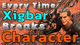 Every Time Luxu Breaks Character as Xigbar