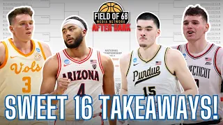These are the MAJOR TAKEAWAYS from the Sweet 16! Which matchup is the BEST? | 2024 NCAA TOURNAMENT