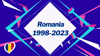 Eurovision 1998 - 2023 - Romania's Top 23