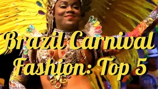 🔥🔥 Brazil Carnival Fashion - Top 5 Costumes #Shorts