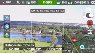 New Range test Phantom 3 standard, with ARGTek and FCC mod (1400m!)