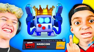 LUMEXX vs KLEINER BRUDER MAX in BRAWL STARS HARDCORE MODUS! 😳