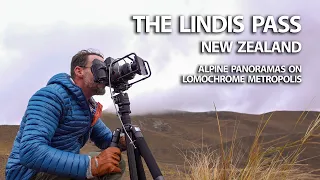 Alpine Panoramas at the Lindis Pass - Fujifilm and Lomo in New Zealand!