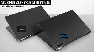 Asus ROG Zephyrus M16 vs Zephyrus G15 Comparison Smackdown