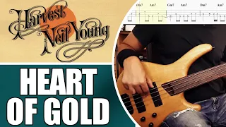 Heart Of Gold - Neil Young | Bass cover with tabs #76