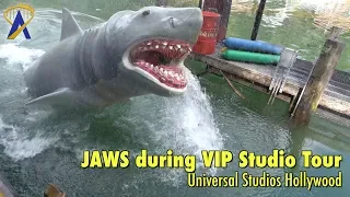 JAWS scene during VIP Experience Studio Tour at Universal Studios Hollywood