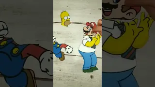 Super Mario = Homer Simpson