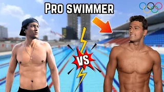 I raced Olympic Swimmer Dylan Carter!