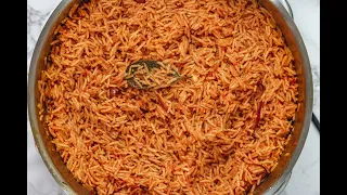 Nigerian Jollof Rice Recipe (How to cook Jollof rice in easy steps)