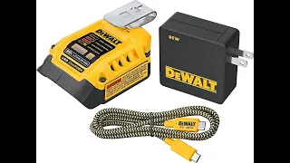 Testing DEWALT Battery Charger and USB Wall Charging Kit, For 20V and 60V Dewalt Batteries