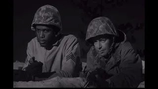Sidney Poitier, Hall Bartlett, Alan Ladd, & James Darren in All the Young Men (1960) Enemy Tank HD