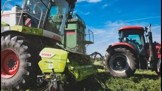 Senáže | Claas Jaguar 960 | Slowtime | JCB Fastrac | CaseIH | Annaburger | Krone | Bergmann