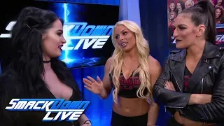 Paige welcomes Mandy Rose & Sonya Deville to Team Blue: SmackDown LIVE, May 1, 2018
