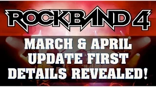 Rock Band 4 News: March and April Update First Details Revealed! Setlists Returning!