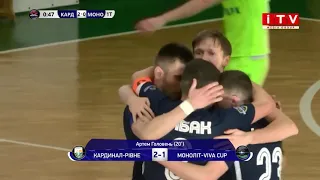 Highlights | Кардинал-Рівне 6-4 Моноліт Viva Cup | Favbet Екстра-ліга 2020/2021 18 тур