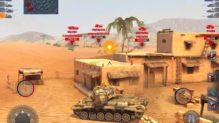 Use a M46 Patton to save a M48 Patton ?!?! World of tanks blitz M46 Patton gameplay