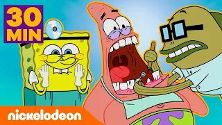 سبونج بوب | 30 دقيقة من أفضل اللحظات الطبية في قاع الهامور | Nickelodeon Arabia