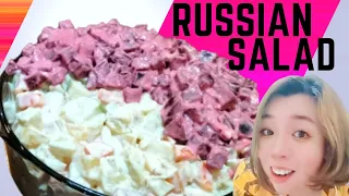 RUSSIAN SALAD || The Best Healthy and Tasty Salad || REUPLOAD: Vlog #2 || Happy Foodie with SHAWIE