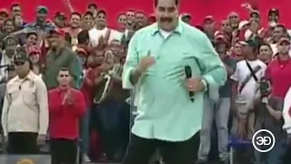 Nicolás Maduro bailando Estamos Melos
