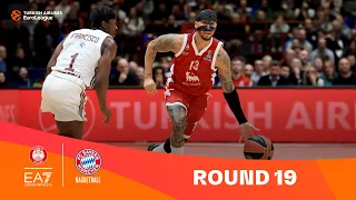 EA7 Emporio Armani Milan-FC Bayern Munich| Round 19 Highlights | 2023-24 Turkish Airlines EuroLeague