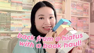 a big book haul to reintroduce myself