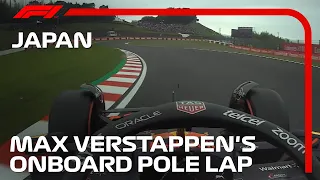 Max Verstappen's Onboard Pole Lap | 2022 Japanese Grand Prix | Pirelli