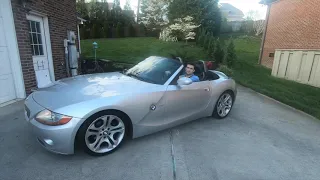 BMW Z4 (E85) Convertible Top Closing and Opening