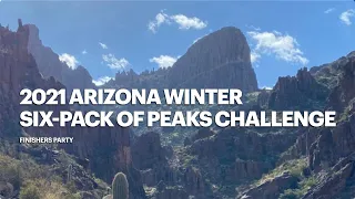 2021 Arizona Winter Six Pack of Peaks Challenge Finishers Party