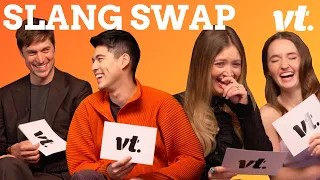 Slang Swap with the cast from the new film Ticket To Paradise! | VT