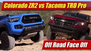 Off Road Face Off: Colorado ZR2 vs Tacoma TRD Pro