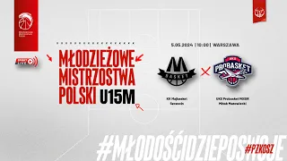 KK Majbasket Szczecin - UKS Probasket MOSiR Mińsk Mazowiecki (1/2 MMP U15M)