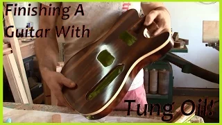 Telecaster Build Part XXIII: Finishing a Guitar with Tung Oil