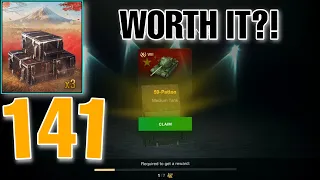 Opening 141x "Collect Em All" Containers WOT Blitz (SAD TRUTH) :(