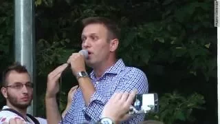 Алексей Навальный на митинге против "пакета Яровой"