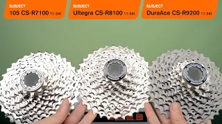 105 vs Ultegra vs Dura Ace 12s Cassettes: Real Weight & Value